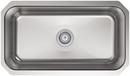KOHLER Stainless Steel 31-1/4 x 17-7/8 in. Stainless Steel Single Bowl Undermount Kitchen Sink with Sound Dampening 