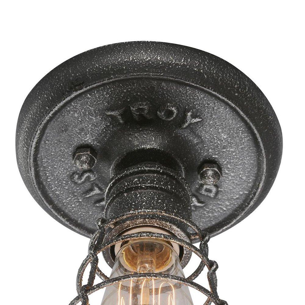 Troy-CSL Lighting Old Silver 8-1/4 x 6 in. Ceiling Light Fixture 