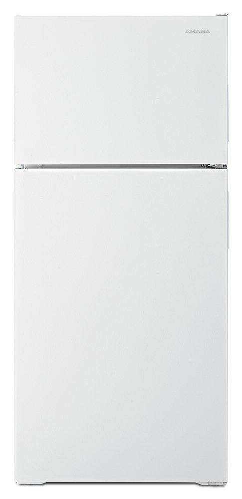 Amana White 28 in. 14 cu. ft. Top Mount Freezer Refrigerator 