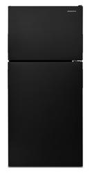 Amana Black 29-3/4 in. 18 cu. ft. Top Mount Freezer Refrigerator 