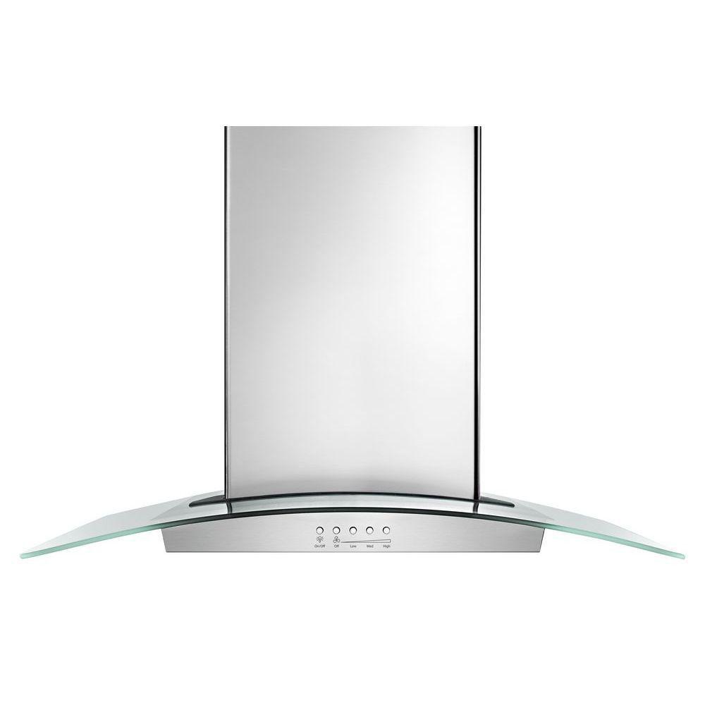 Whirlpool Stainless Steel 36 in. Island Range Hood 