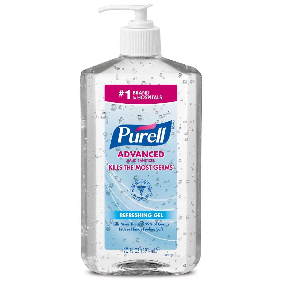PURELL&reg; Clear Hand Sanitizer Gel with Pump Bottle 