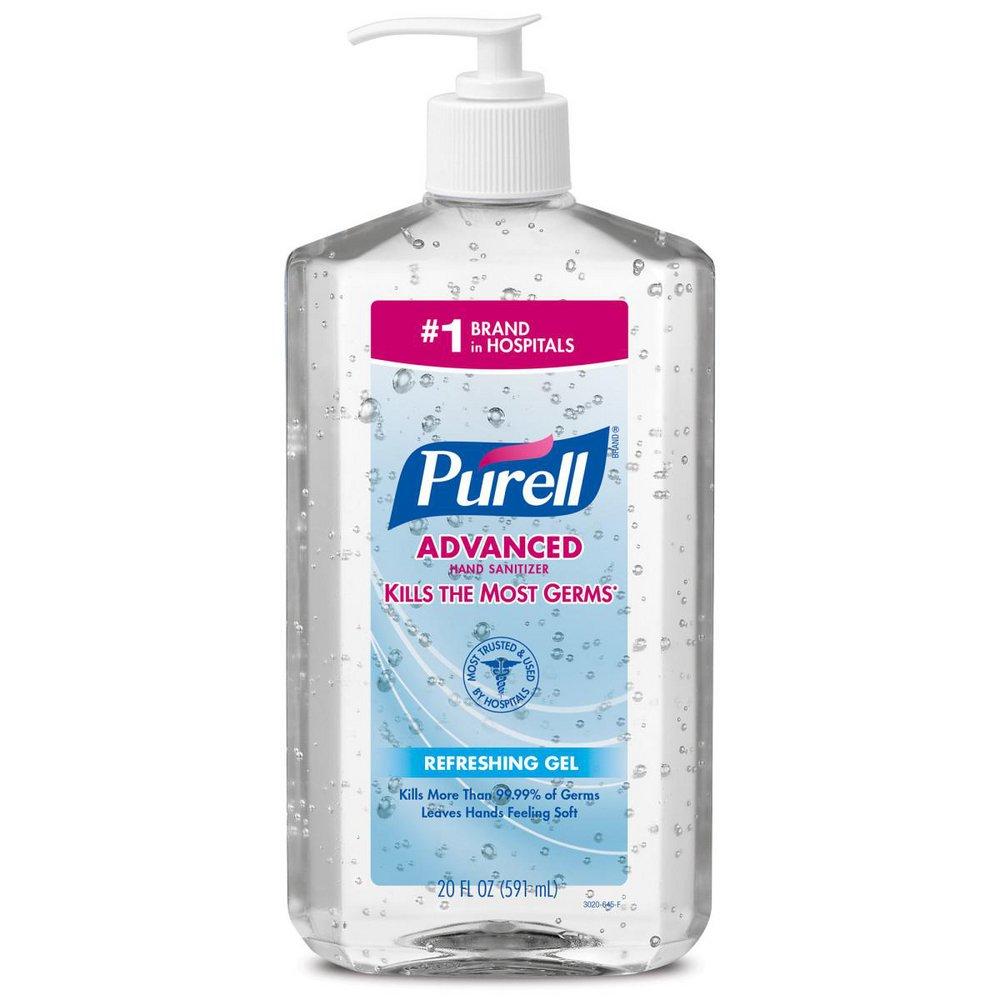 PURELL&reg; Clear Hand Sanitizer Gel with Pump Bottle 