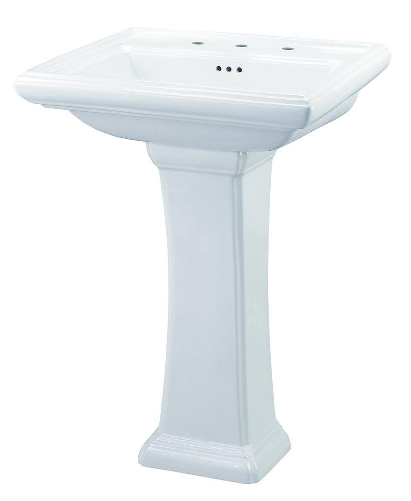 Gerber Plumbing White Pedestal Vessel 