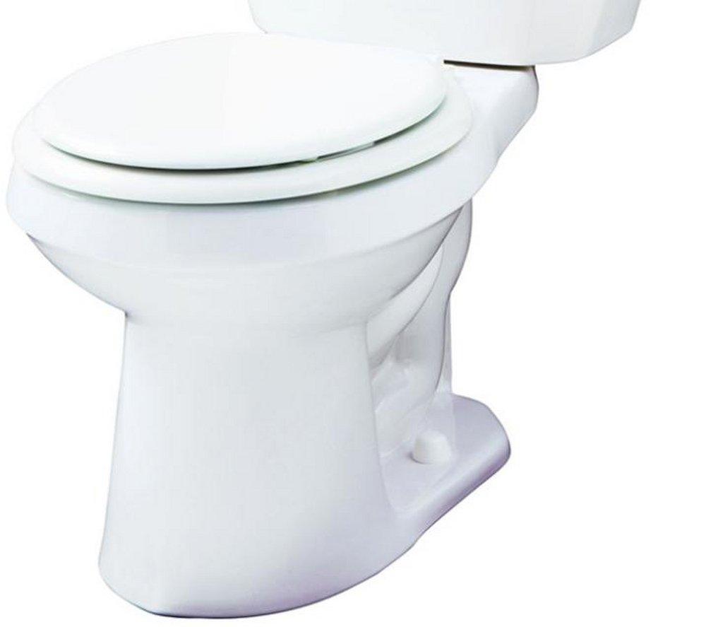 Gerber Plumbing White 1.6 gpf Round Floor Mount Two Piece Toilet Bowl 