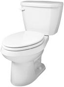 Gerber Plumbing White 1.6 gpf Elongated Floor Mount Two Piece Toilet Bowl 