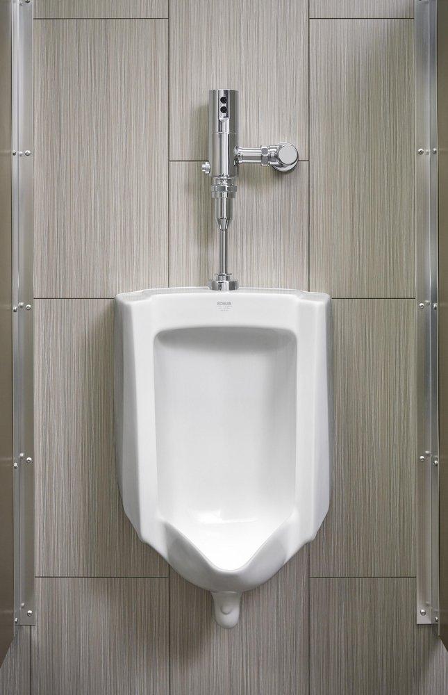 KOHLER White 1 gpf Washout Urinal with Top Spud 