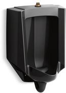 Washout Urinal with Top Spud in Black Black