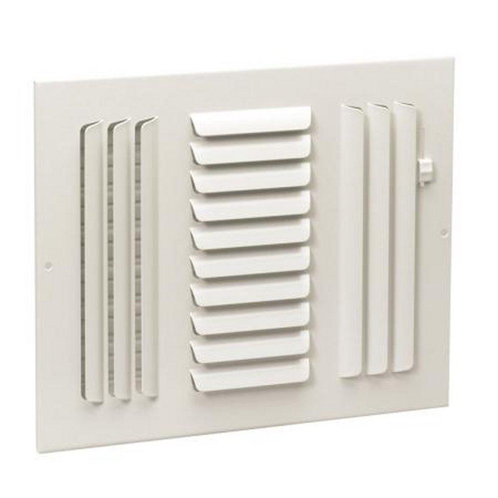 12 X 6 3 Way Sidewall / Ceiling Regular White 