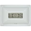 Linkasink Polished Nickel No-Hole Filigree Grate with Center Drain 