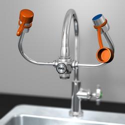 IPS Faucet Mounted Eyewash 5 in. Adjustable