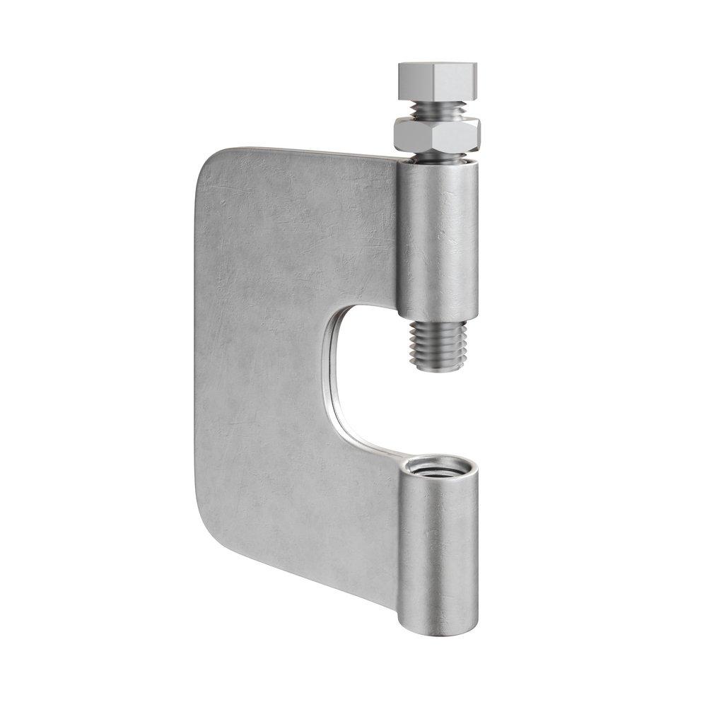 FNW&reg; Black Steel C-Clamp with Locknut 