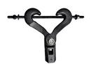 5/8 in. Malleable Iron Center Load Beam Clamp with Extension Pipe in Black