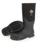 Muck&reg; Boot Black 16 in. Plastic and Rubber Boots with Steel Toe in Black 