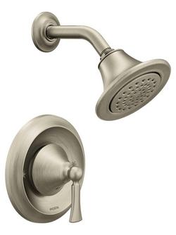 One Handle Single Function Shower Faucet in Brushed Nickel (Trim Only)
