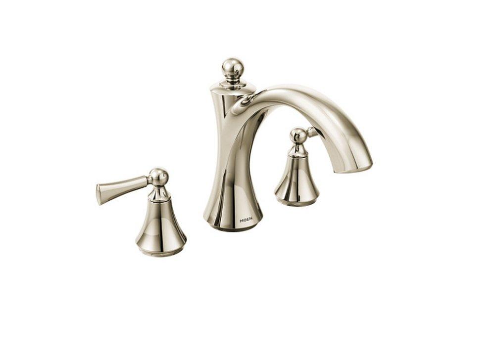 Moen Polished Nickel Two Handle Roman Tub Faucet Trim Only 