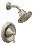 Moen Brushed Nickel Single Handle Single Function Shower Faucet (Trim Only) 