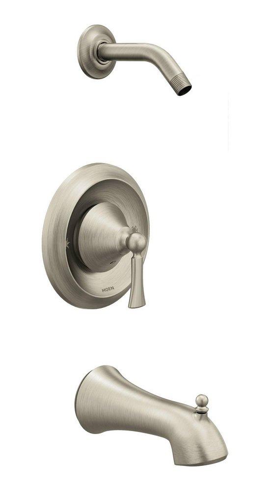 Moen Brushed Nickel Single Handle Bathtub & Shower Faucet (Trim Only) 