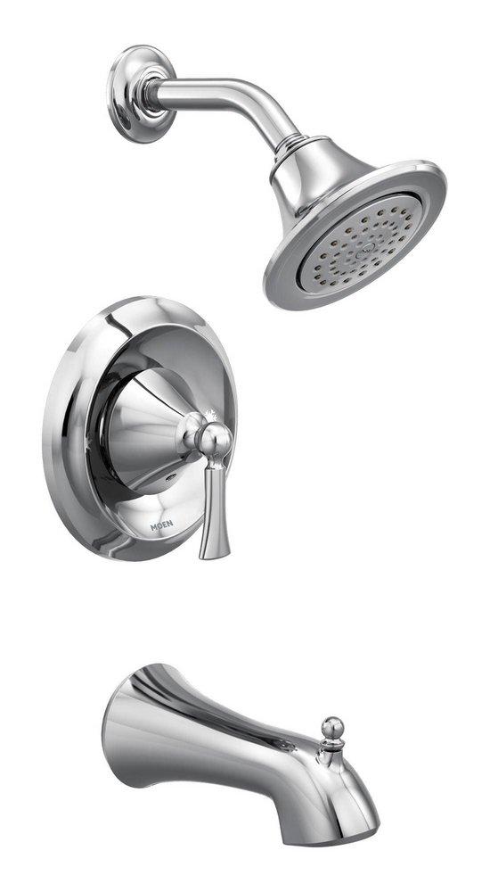 Moen Chrome Single Handle Single Function Bathtub & Shower Faucet (Trim Only) 
