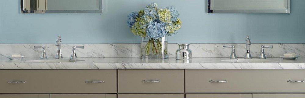 Moen Chrome Two Lever Handle Widespread Bathroom Sink Faucet 