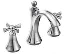 Moen Polished Chrome Two Cross Handle Widespread Bathroom Sink Faucet 