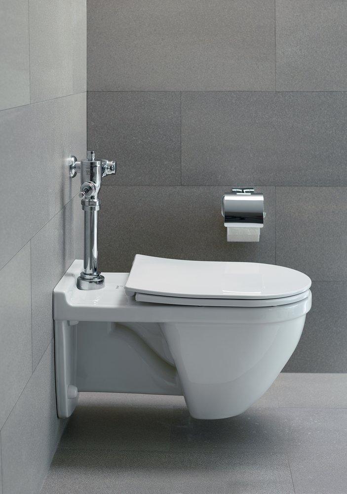Duravit White Elongated Closed Front with Cover 