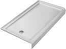 Shower Tray with Left Drain in White