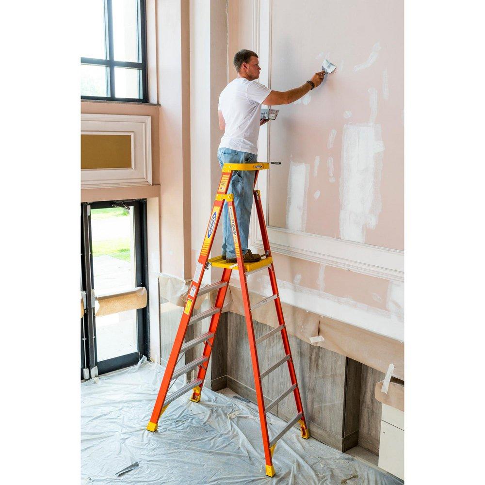 Werner Ladder Orange Podium Ladder 