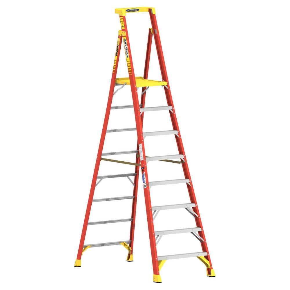 Werner Ladder Orange Podium Ladder 
