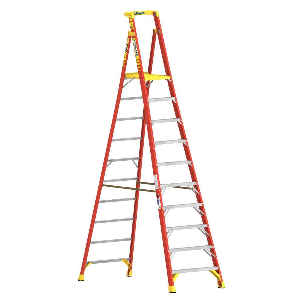 Werner Ladder Orange Podium Ladder 
