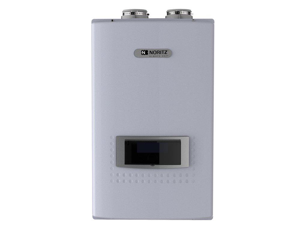 Noritz America Grey 180 MBH Indoor Condensing Tankless Water Heater 