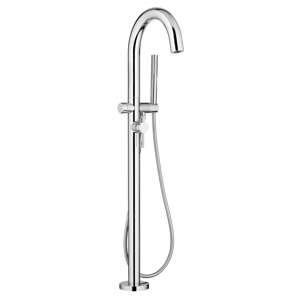 American Standard Polished Chrome Single Handle Lever Floor Mount Filler (Trim Only) 