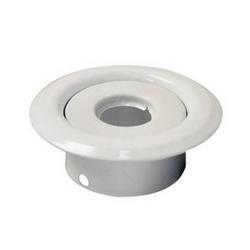 1/2 in. NPT x 3/4 in. Adjustable Recessed Escutcheon in White