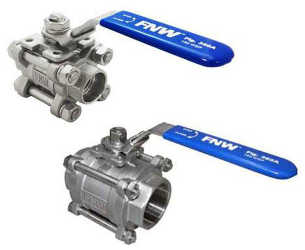 FNW&reg; Cast Iron Full Port Threaded 1000# Ball Valve 
