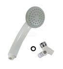 Single Function Hand Shower in White