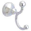 2-13/20 in. Double Robe Hook in Polished Chrome