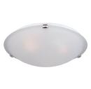 Maxim Lighting&reg; Satin Nickel 60W 3-Light Flushmount Ceiling Fixture 