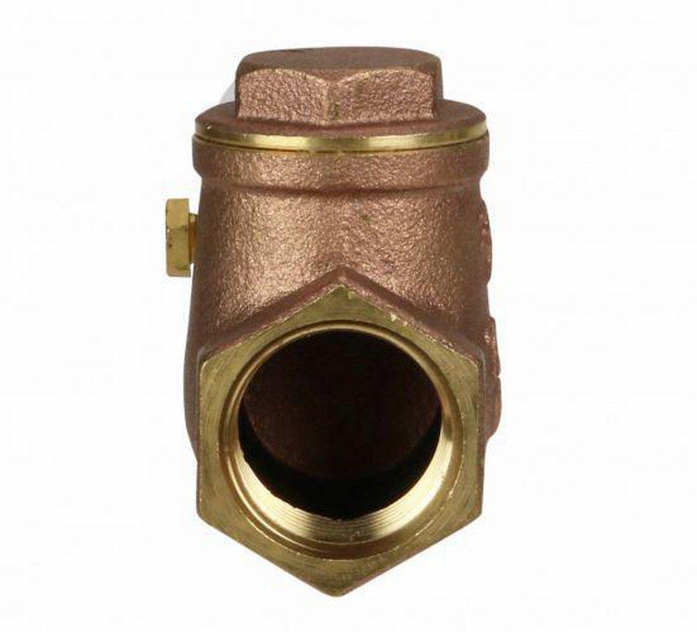 Allied Rubber & Gasket Cast Brass NPT Swing Check Valve 