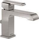 Delta Faucet Brilliance Stainless Single Handle Centerset Bathroom Sink Faucet 