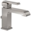 Delta Faucet Brilliance&reg; Stainless Single Handle Centerset Bathroom Sink Faucet 