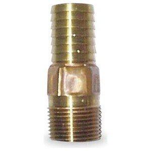 Campbell Manufacturing Barbed x MNPT Domestic Red Brass Adapter 