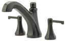 Two Handle Roman Tub Faucet in Tuscan Bronze Trim Only