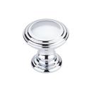 1-1/4 in. Reeded Knob in Polished Chrome