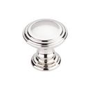 1-1/4 in. Rounded Knob in Polished Nickel