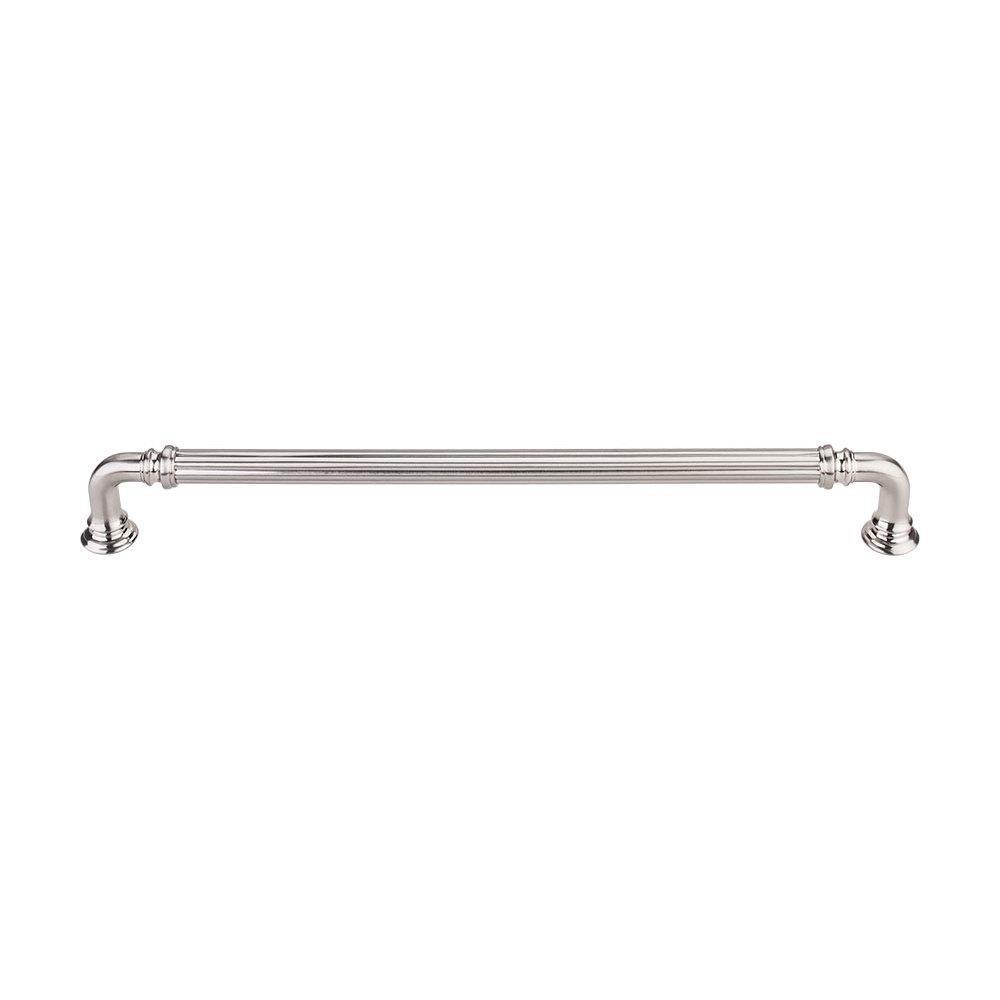 Top Knobs Brushed Satin Nickel 9-11/16 in. Reeded Pull 