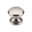1-3/8 in. Flat Top Knob in Pewter Antique