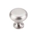1-1/4 in. Flat Faced Knob in Brushed Satin Nickel