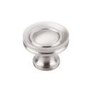 1-1/4 in. Button Faced Knob in Brushed Satin Nickel