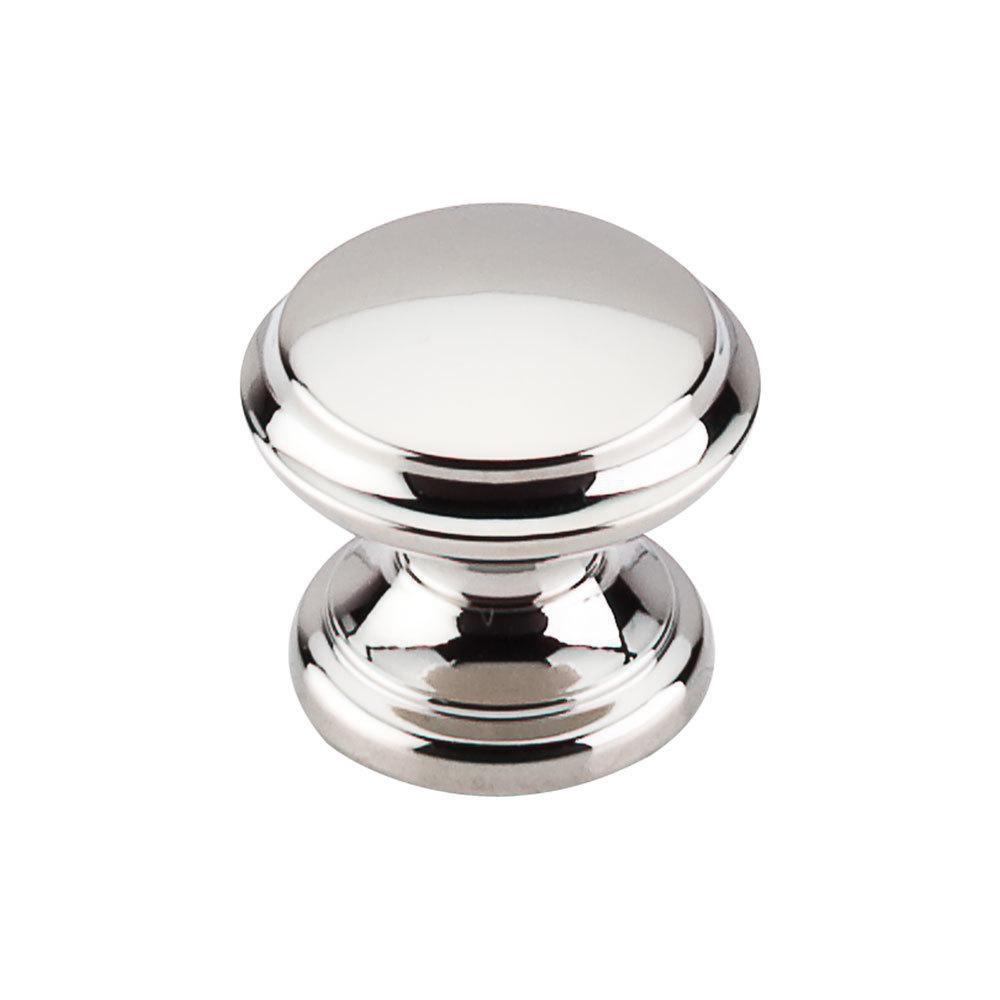 Top Knobs Polished Nickel 1-3/8 in. Flat Top Knob 