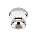 Top Knobs Polished Nickel 1-3/8 in. Flat Top Knob 